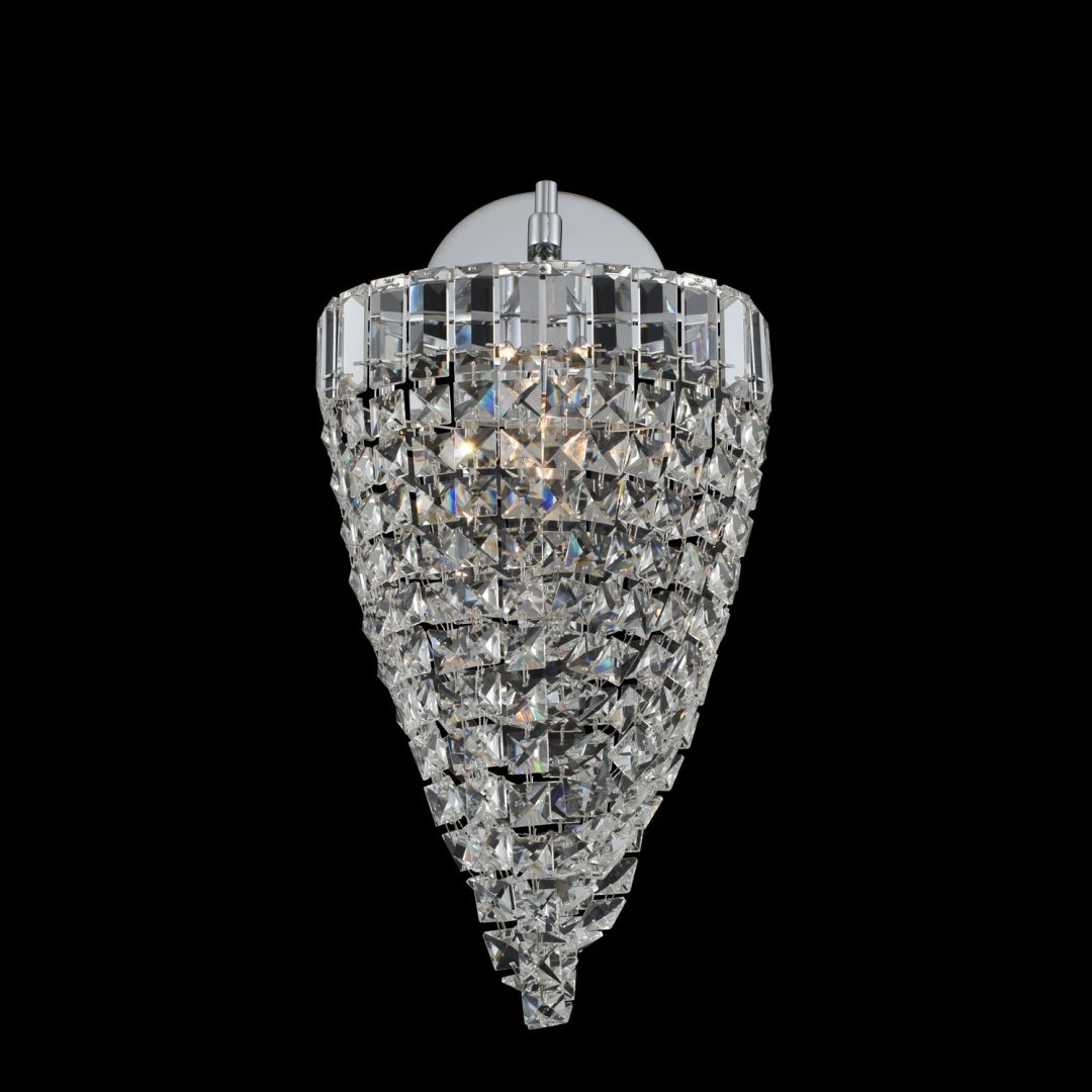 10'' Mira 1 Light Chrome Wall Sconce