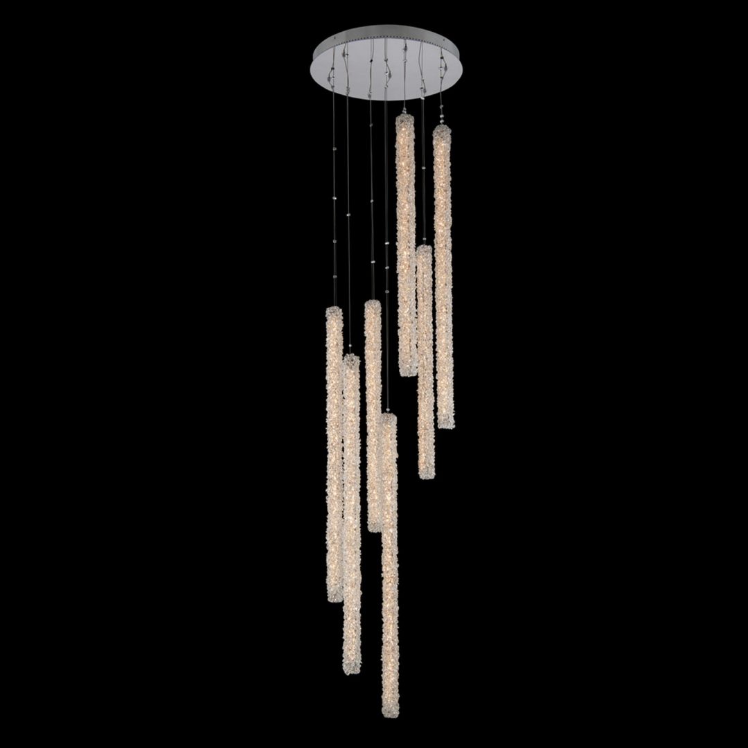 46'' Lina 7 Light Chrome Multi-Pendant