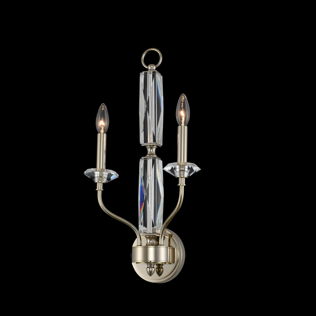12'' Savia 2 Light Champagne Gold Wall Sconce