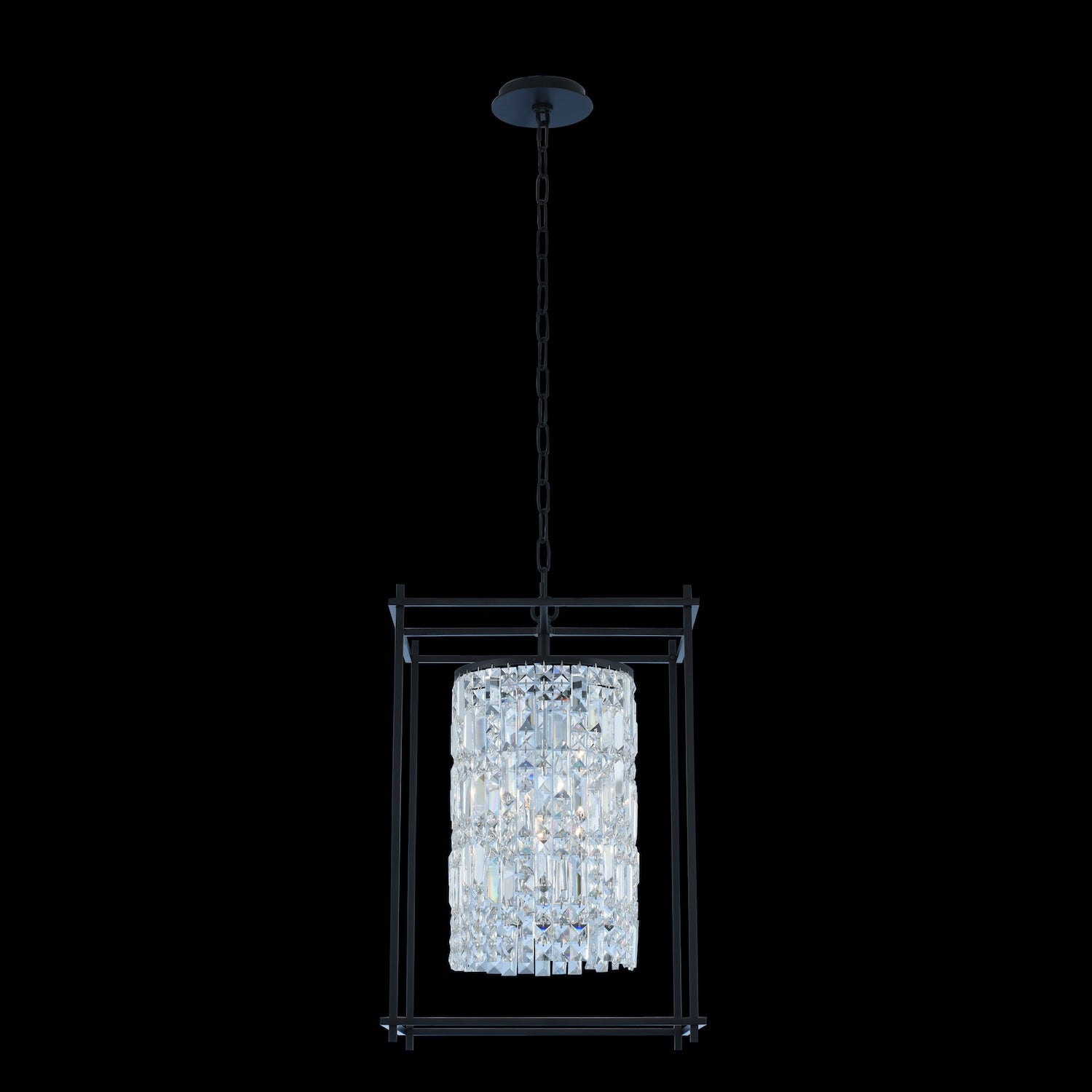 24'' Joni 4 Light Matte Black (fluorocarbon) Pendant