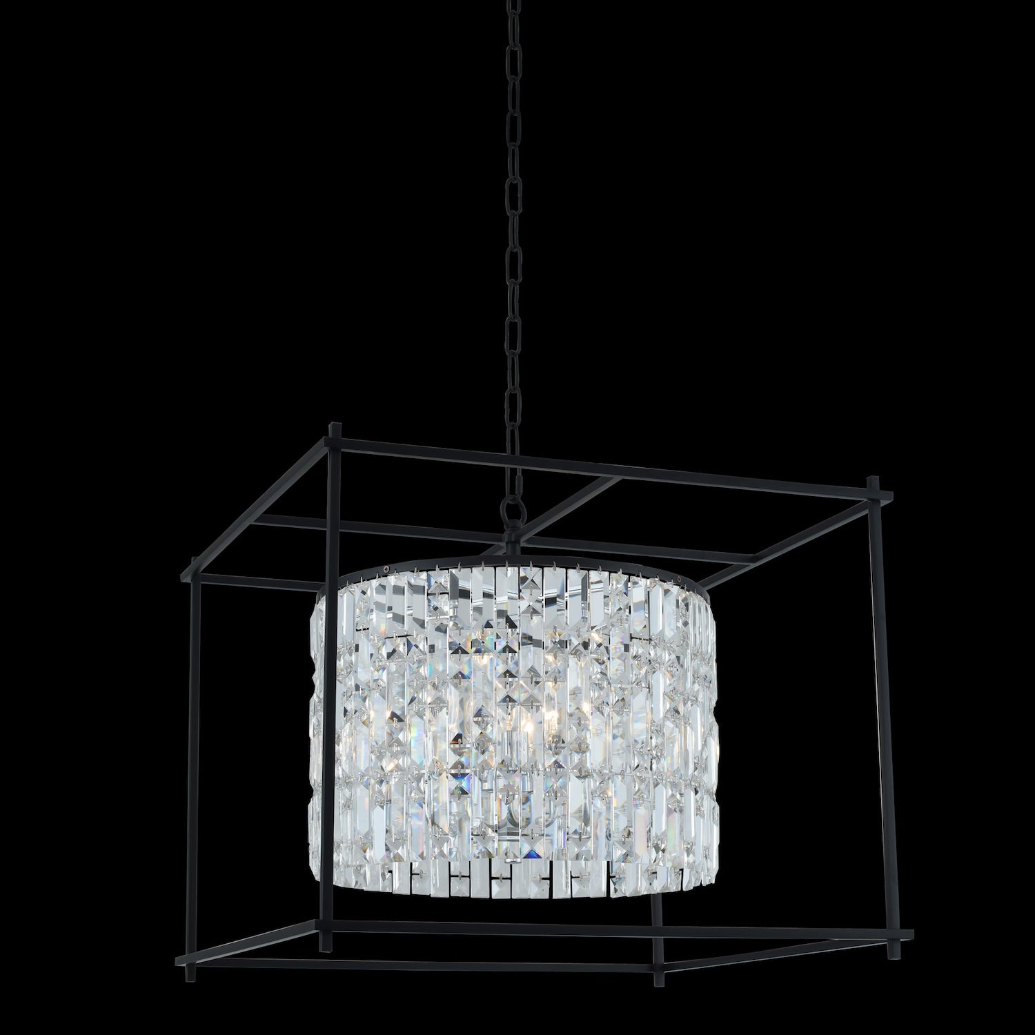 20.5'' Joni 8 Light Matte Black (fluorocarbon) Pendant