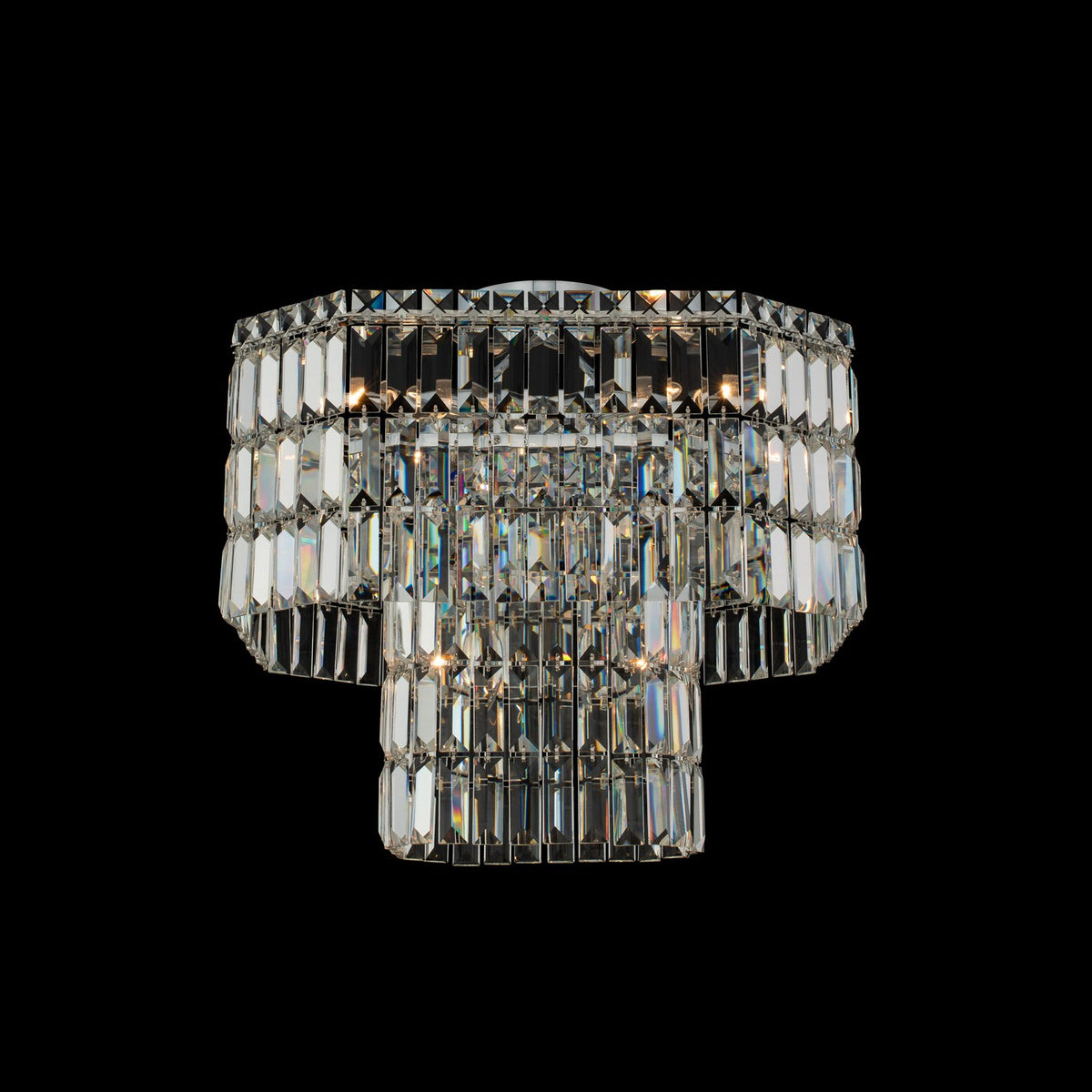 17'' Livelli 1 Light Chrome Semi-Flush Mount