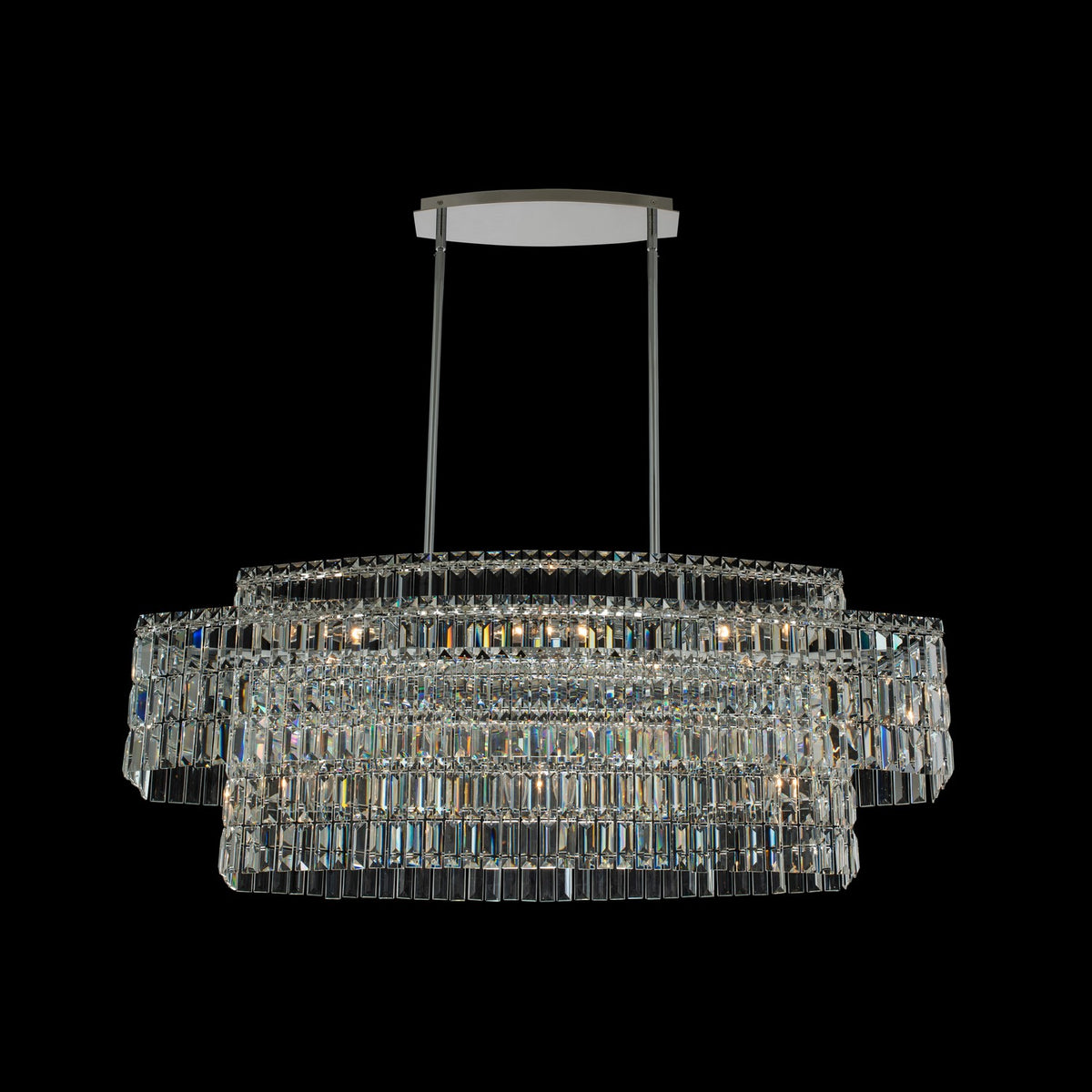 22.5'' Livelli 10 Light Chrome Linear Pendant