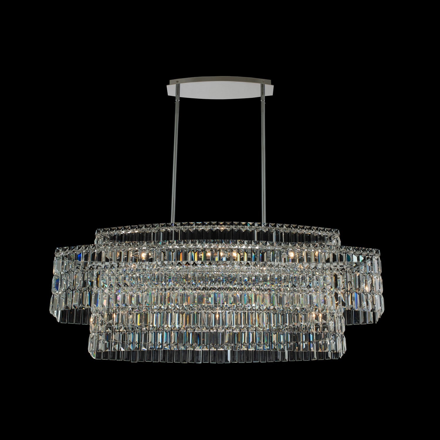 22.5'' Livelli 10 Light Chrome Linear Pendant