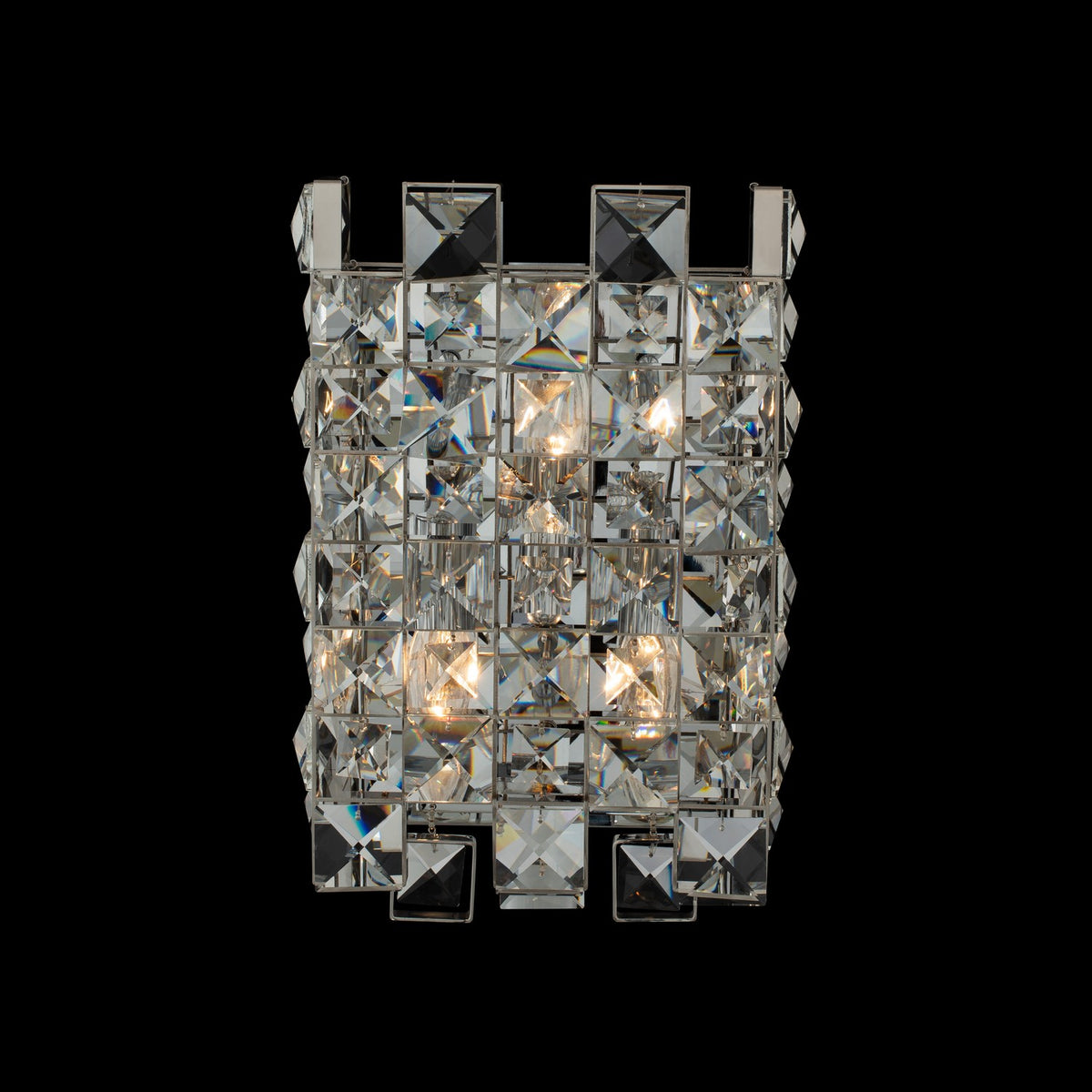 9'' Piazze 3 Light Chrome Wall Sconce
