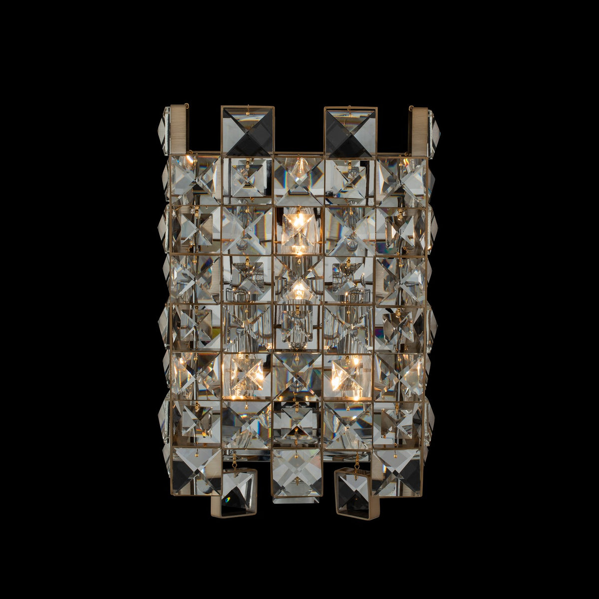 9'' Piazze 3 Light Brushed Champagne Gold Wall Sconce