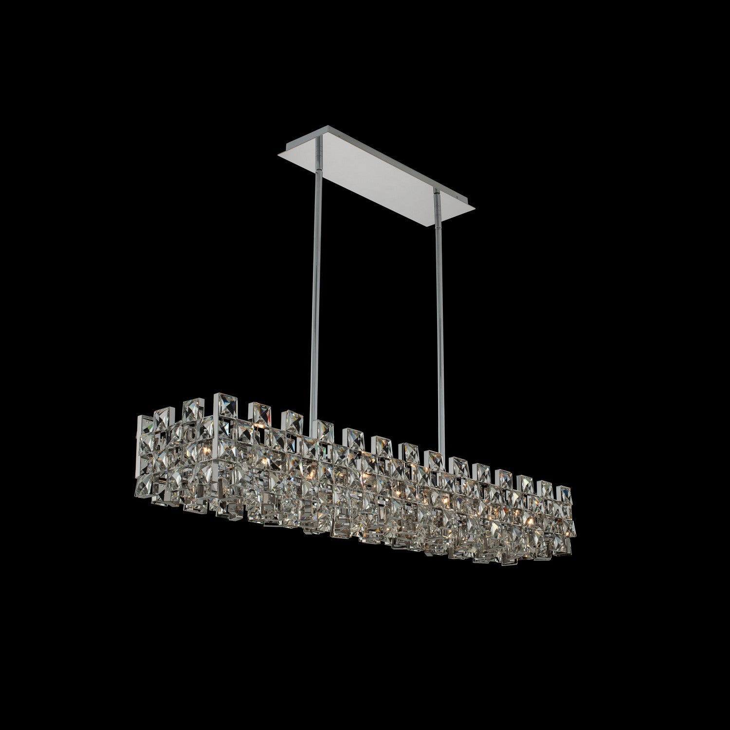 15.5'' Piazze 8 Light Chrome Linear Pendant