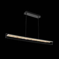 13'' Capuccio 1 Light Matte Black (fluorocarbon) Linear Pendant