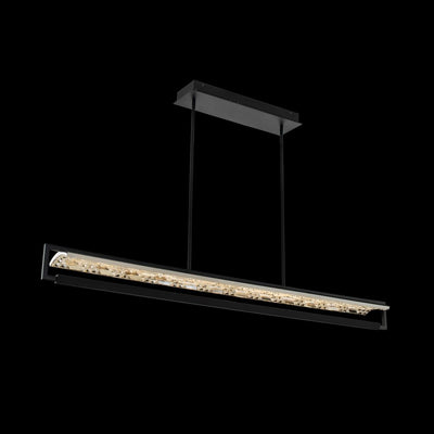 13'' Capuccio 1 Light Matte Black (fluorocarbon) Linear Pendant