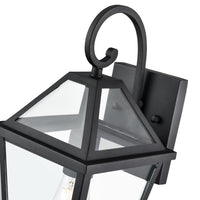 7'' Eston Textured Black 1 Light Wall Sconce