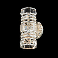 6'' Strato 2 Light Silver Wall Sconce