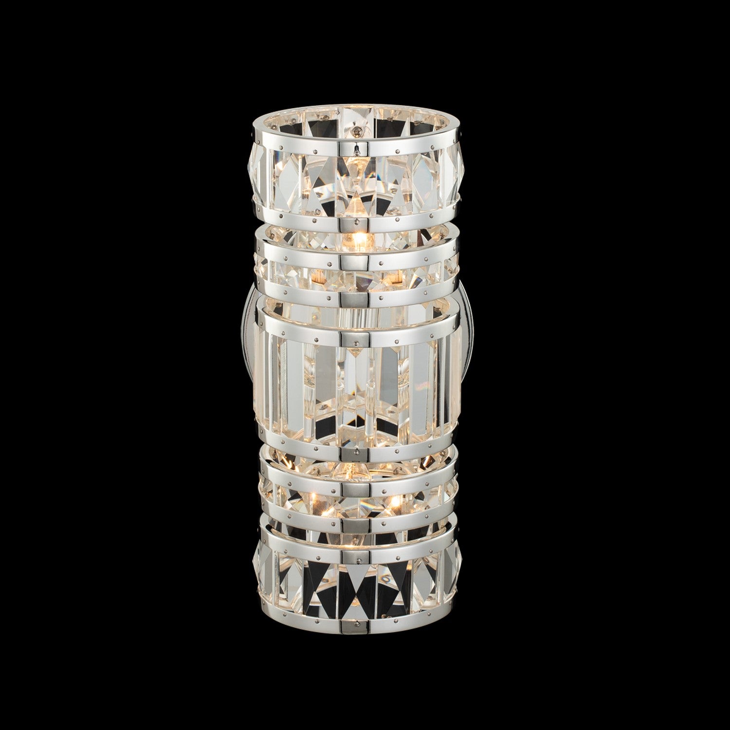 6'' Strato 2 Light Silver Wall Sconce