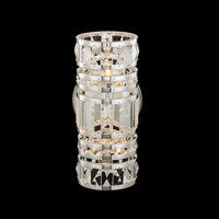 6'' Strato 2 Light Silver Wall Sconce
