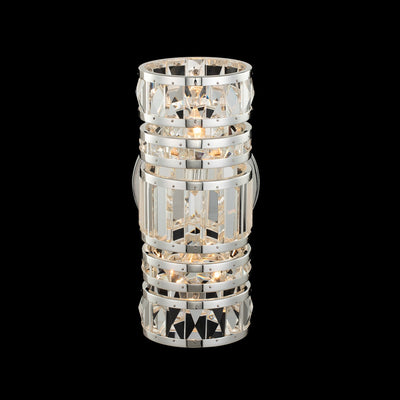 6'' Strato 2 Light Silver Wall Sconce