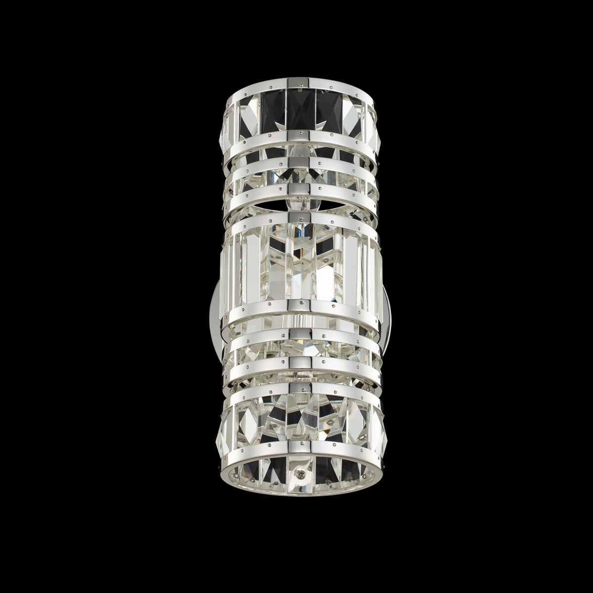 6'' Strato 2 Light Silver Wall Sconce