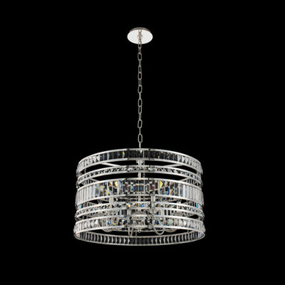 18'' Strato 6 Light Silver Chandelier