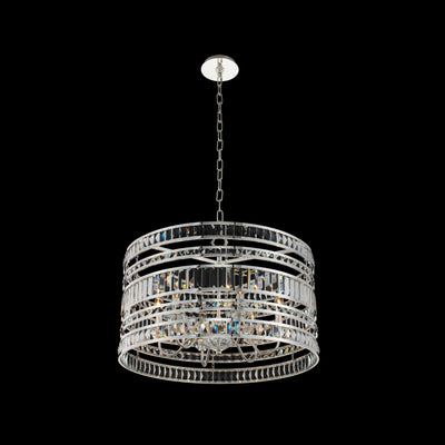 18'' Strato 6 Light Silver Chandelier