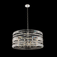 18'' Strato 8 Light Silver Chandelier