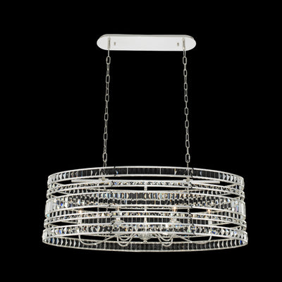 19'' Strato 12 Light Silver Linear Pendant