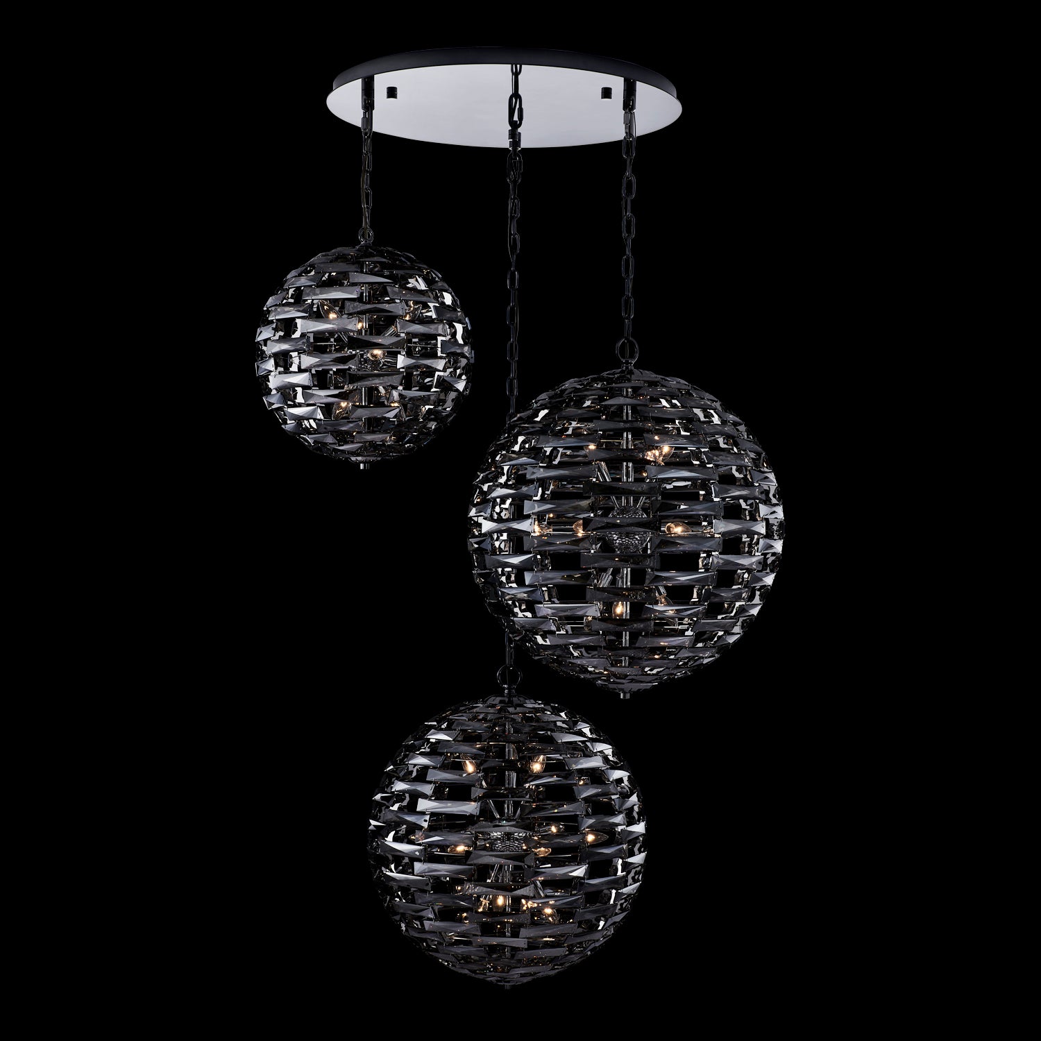 Alta 33 Light Black Nickel Multi-Pendant