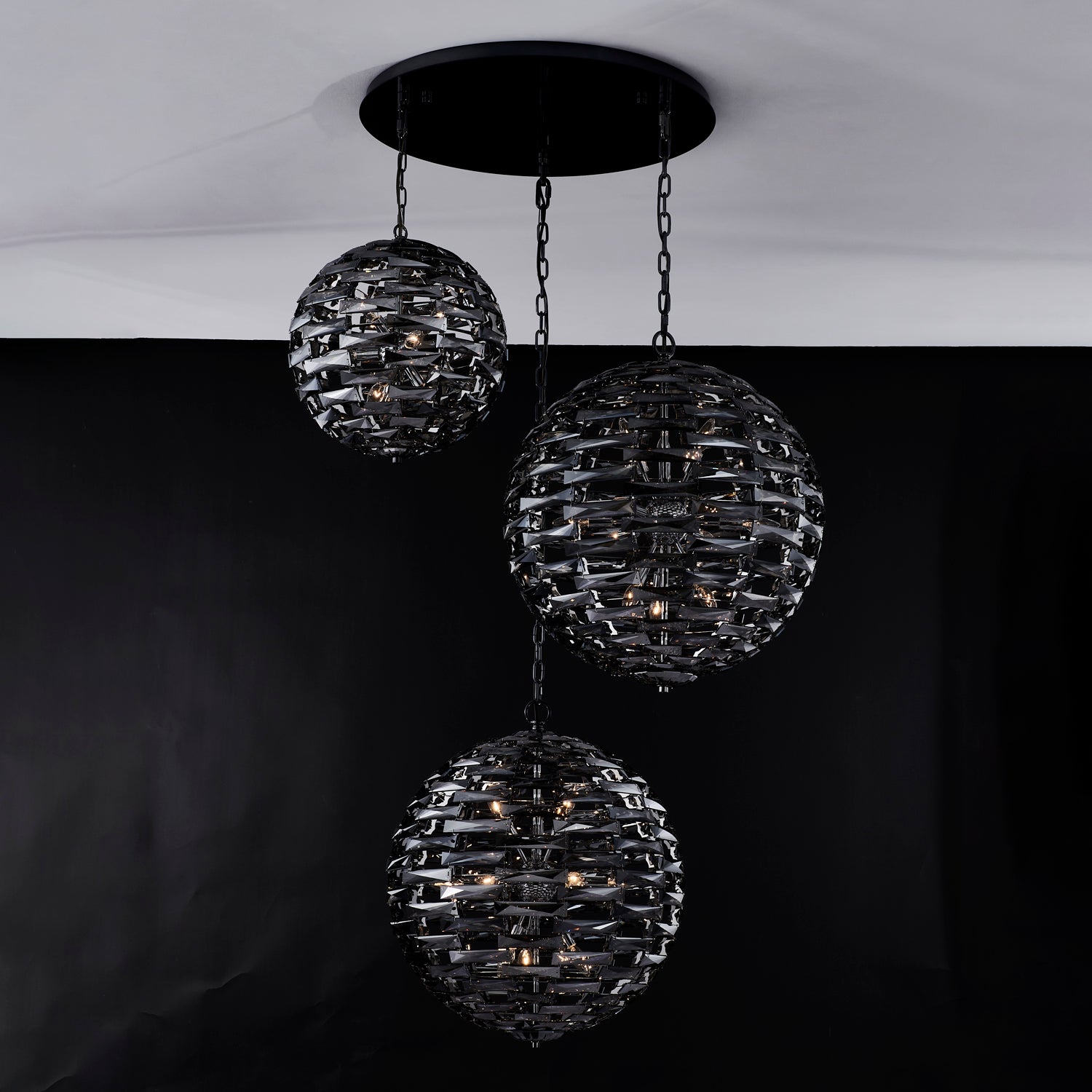 Alta 33 Light Black Nickel Multi-Pendant