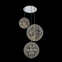 Alta 36 Light Chrome Multi-Pendant