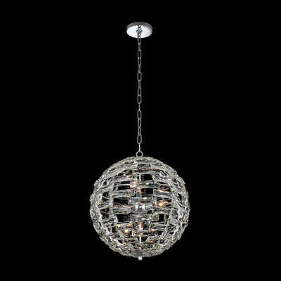 20'' Alta 9 Light Chrome Pendant