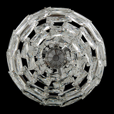 20'' Alta 9 Light Chrome Pendant