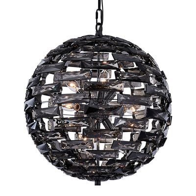 20'' Alta 9 Light Black Nickel Pendant