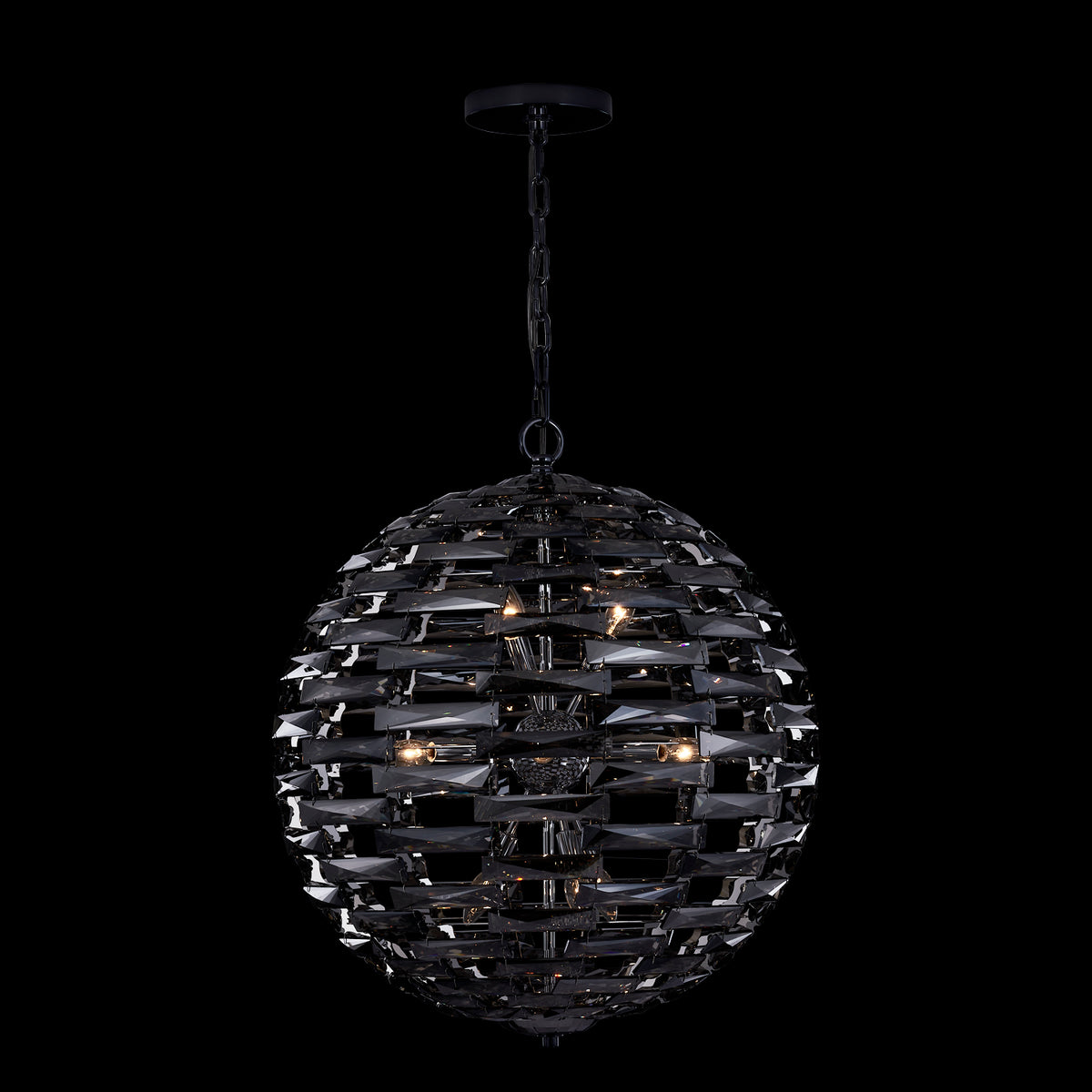 29'' Alta 12 Light Black Nickel Chandelier