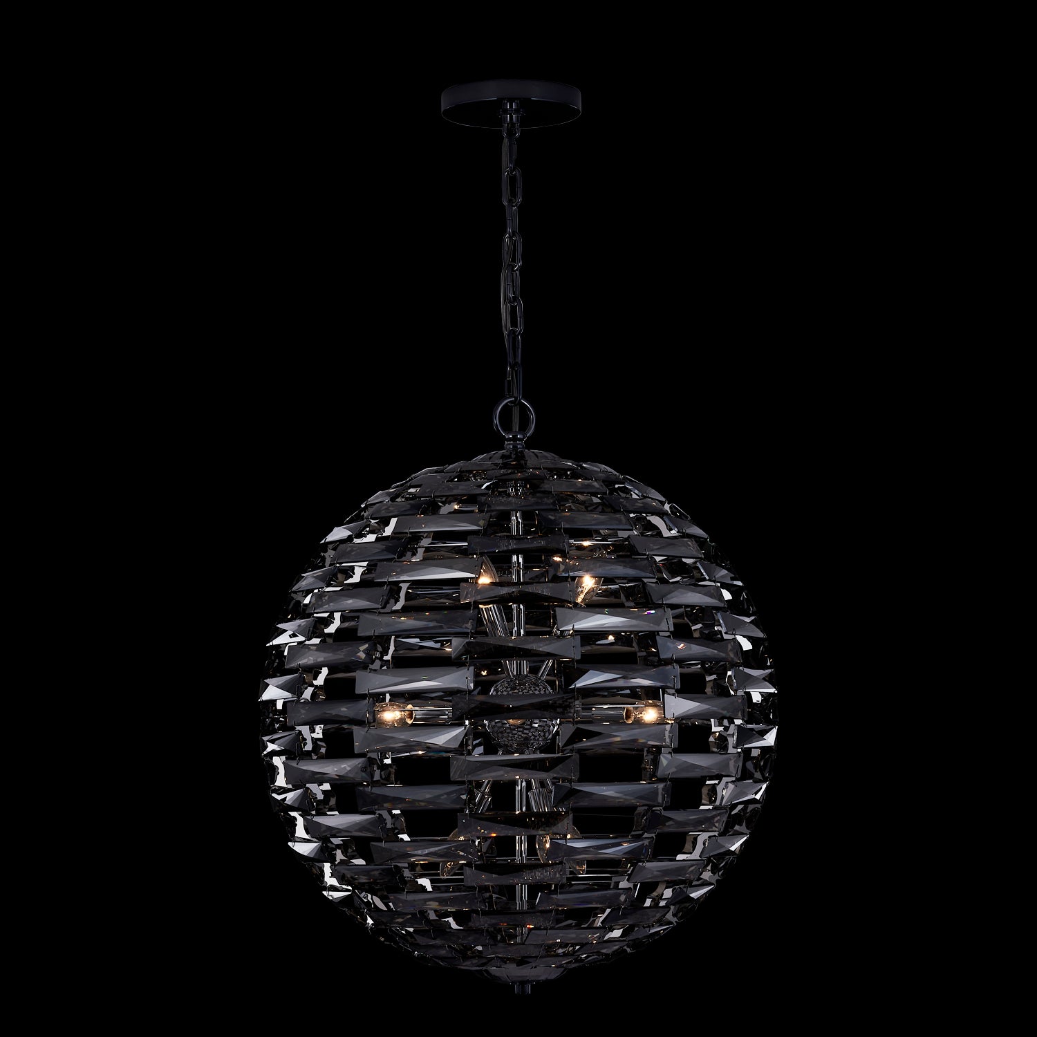 29'' Alta 12 Light Black Nickel Chandelier