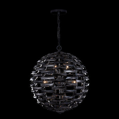29'' Alta 12 Light Black Nickel Chandelier