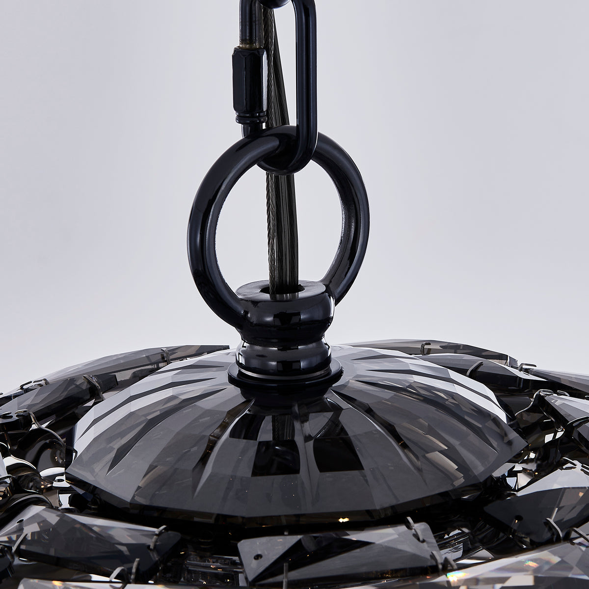29'' Alta 12 Light Black Nickel Chandelier