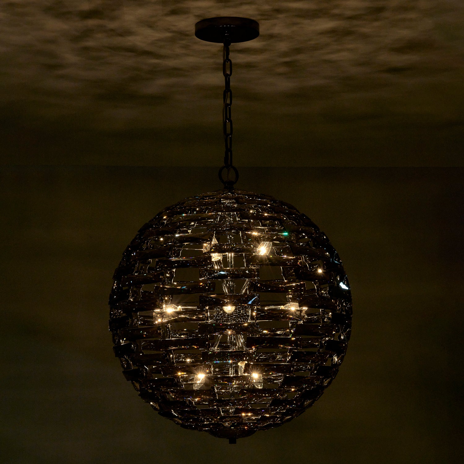 29'' Alta 12 Light Black Nickel Chandelier