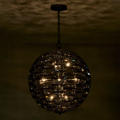 29'' Alta 12 Light Black Nickel Chandelier