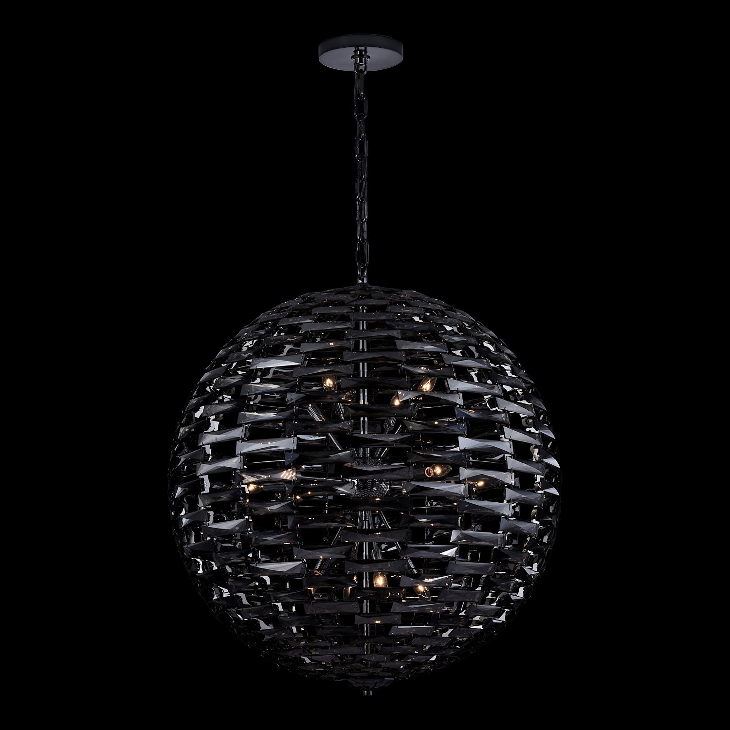 39'' Alta 16 Light Black Nickel Chandelier