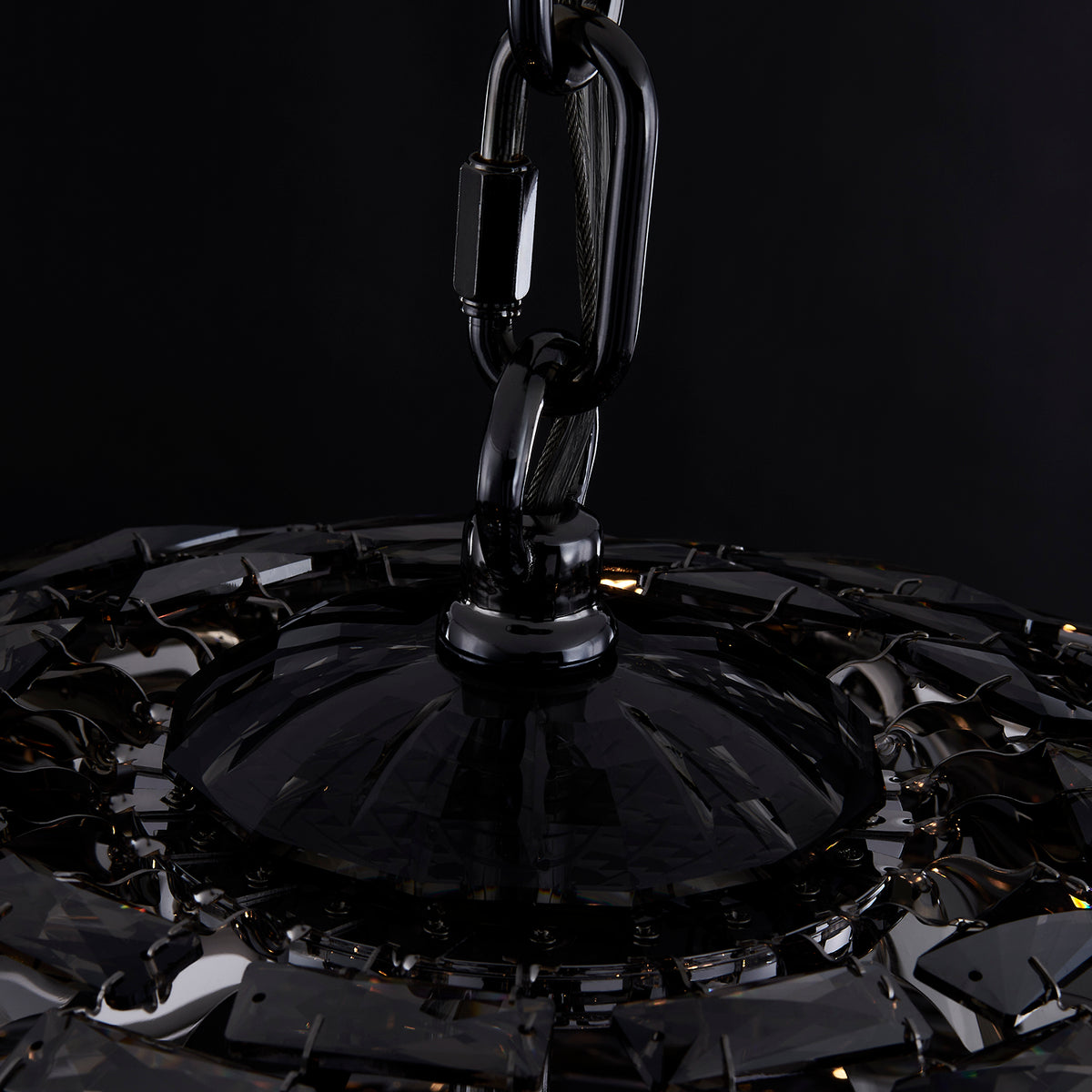 39'' Alta 16 Light Black Nickel Chandelier