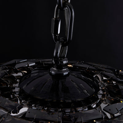 39'' Alta 16 Light Black Nickel Chandelier