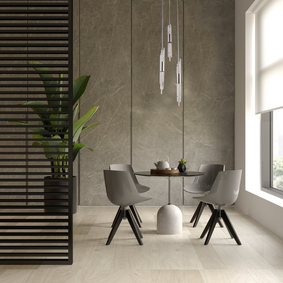 31'' Lucca 3 Light Chrome Multi-Pendant