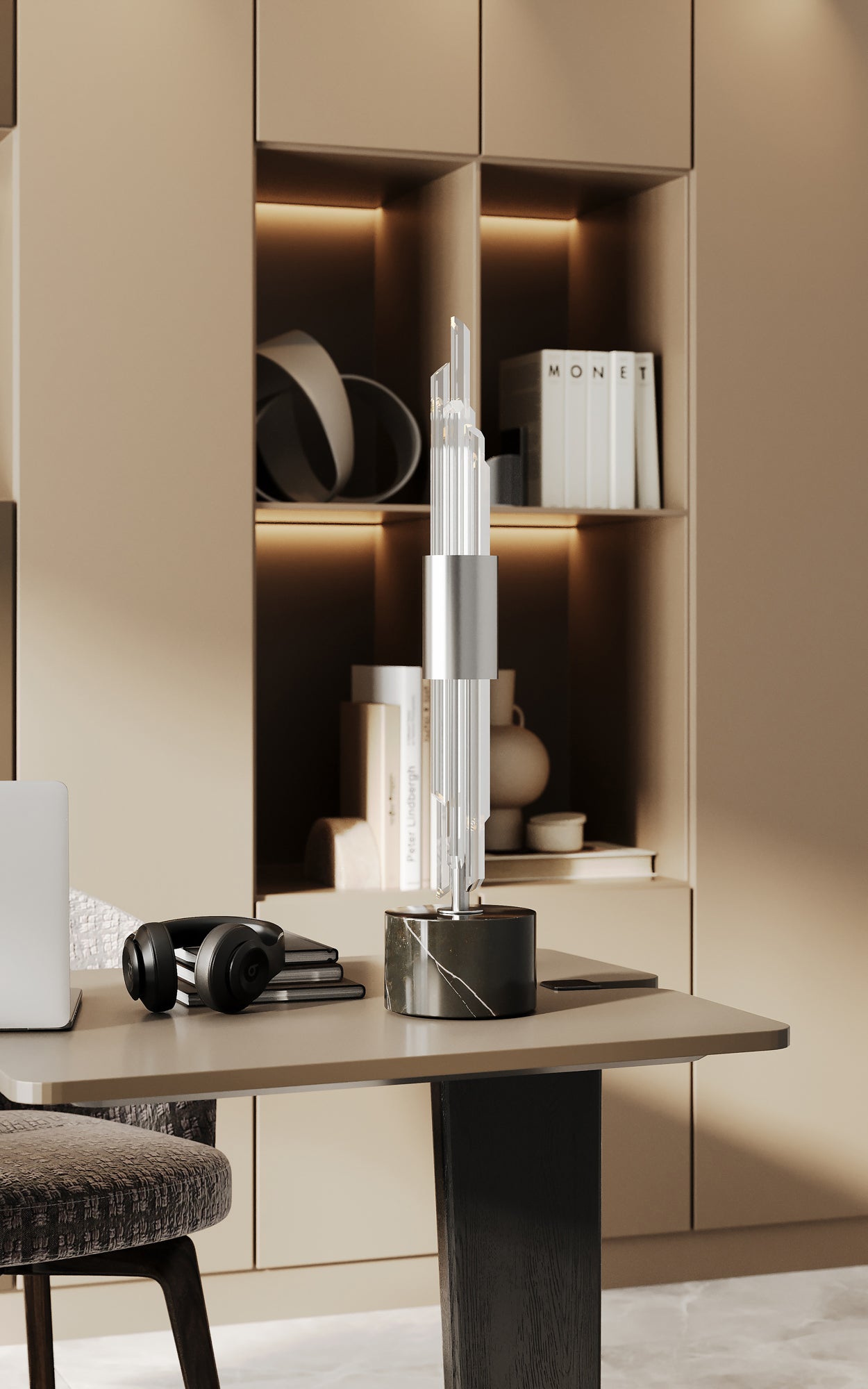 28.5'' Lucca 1 Light Chrome Table Lamp