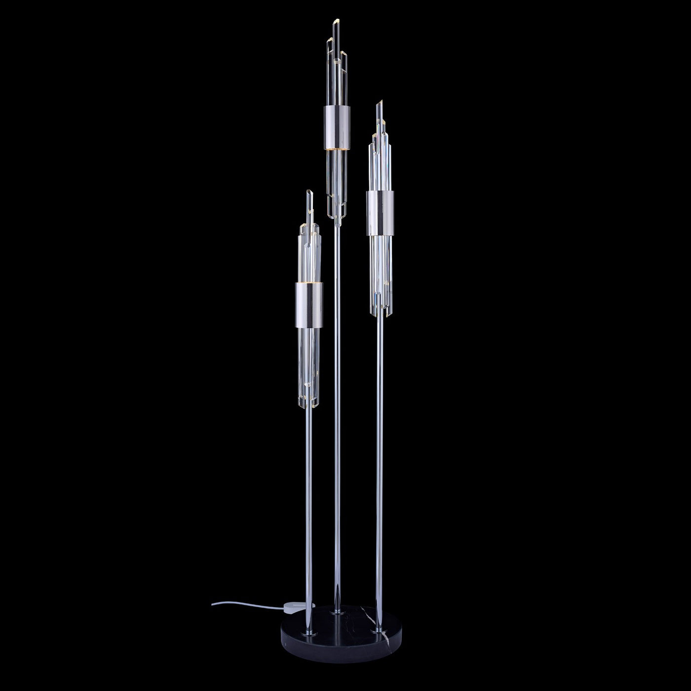 72'' Lucca 3 Light Chrome Floor Lamp