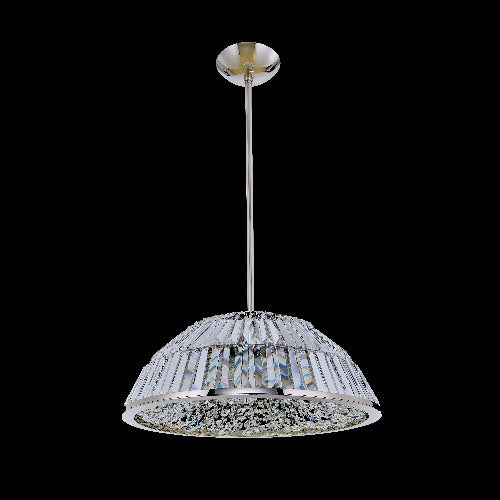 16'' Doma 1 Light Polished Nickel Chandelier