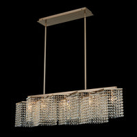 10.5'' Cometa 5 Light Brushed Champagne Gold Linear Pendant