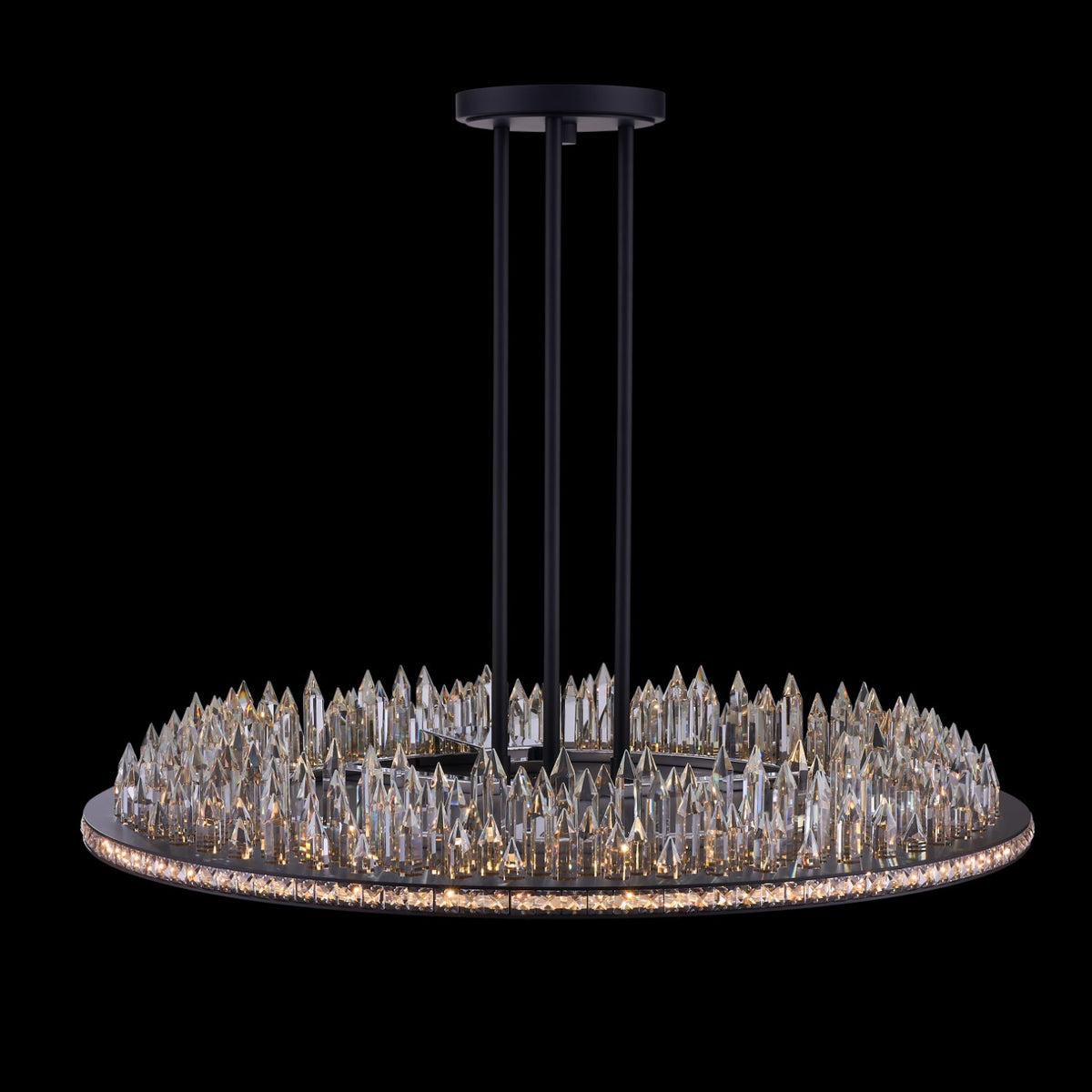5'' Orizzonte 1 Light Matte Black (fluorocarbon) Pendant