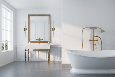 6'' Laga 1 Light Winter Brass Wall Sconce