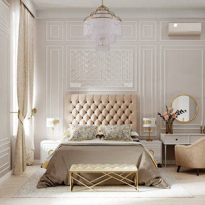 49'' Torta 18 Light True Brass Chandelier