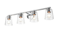 34''  Chrome 4 Light Bath Vanity