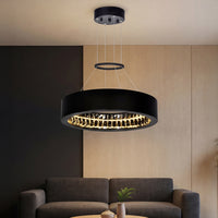 Rosalina Integrated LED Black Chandelier