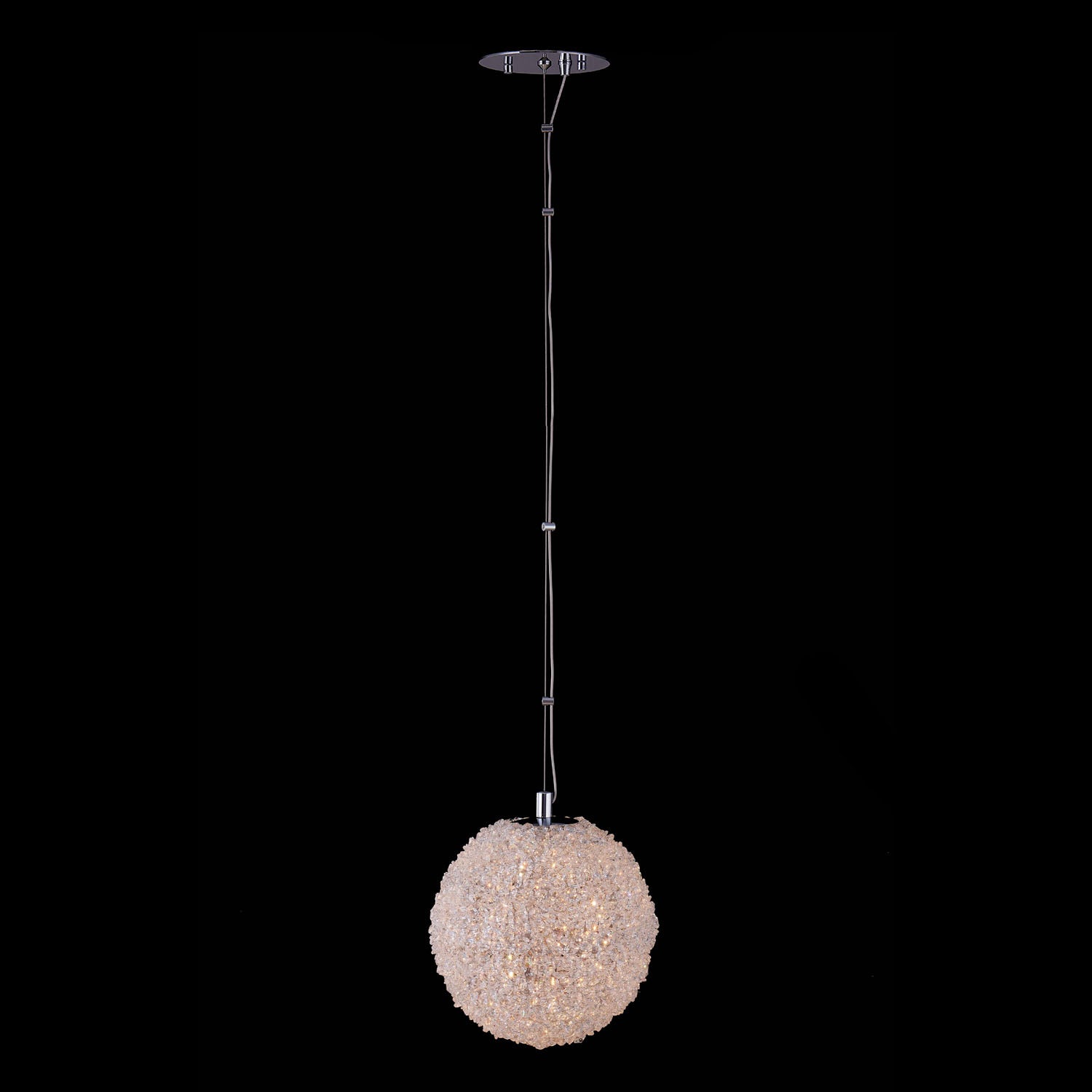 10'' Lina 1 Light Chrome Pendant