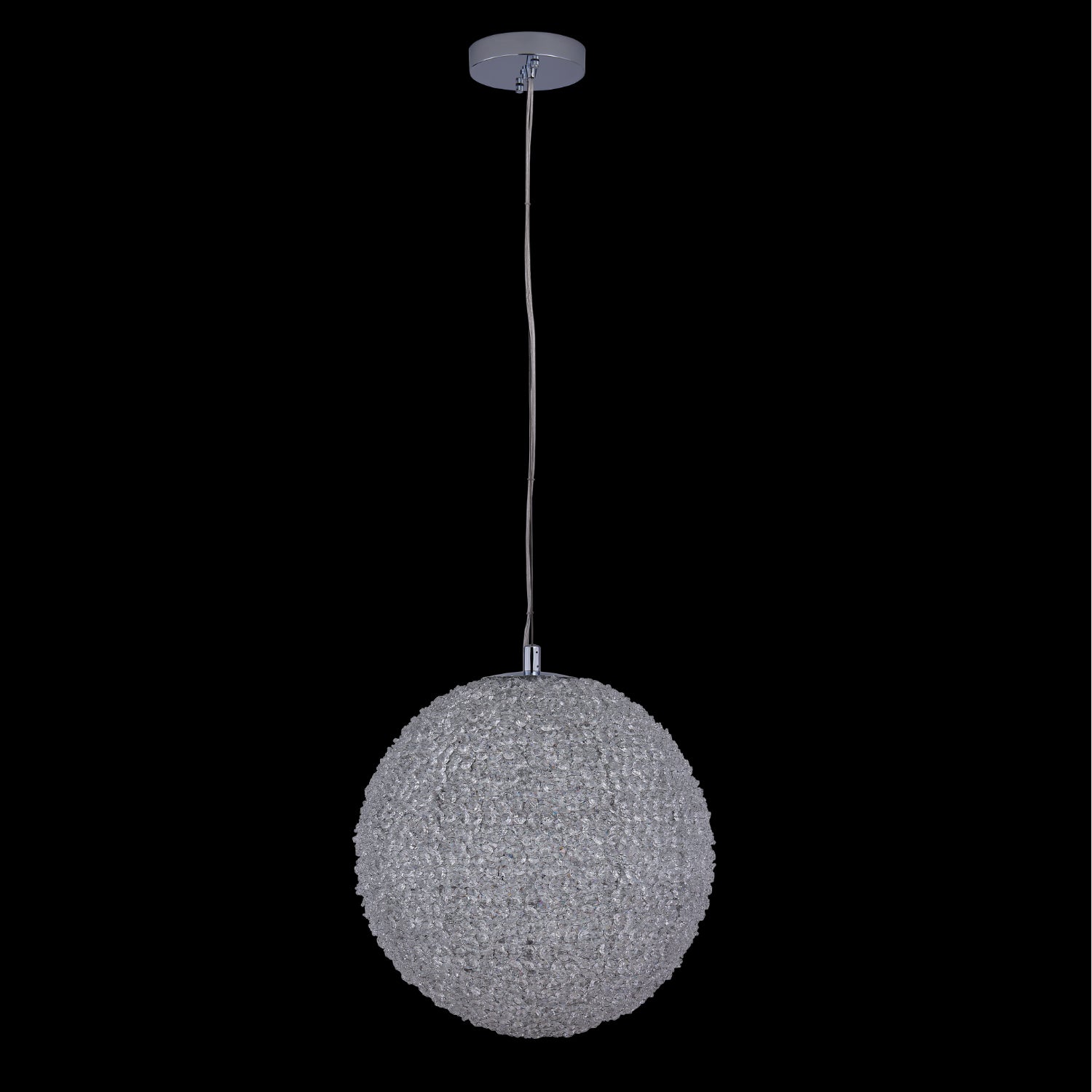 10'' Lina Colorata 1 Light Chrome Pendant